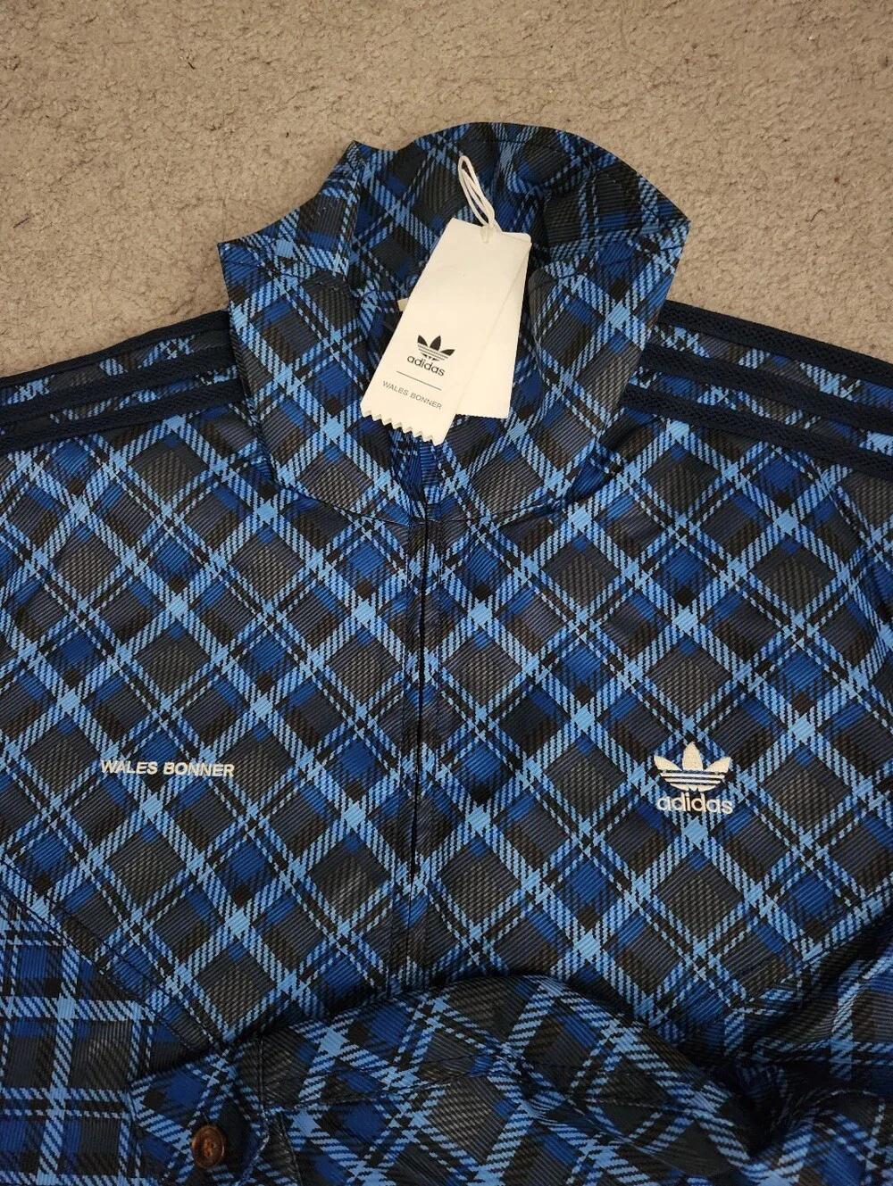Adidas Wales Bonner Check Tartan Jacket Pants SET